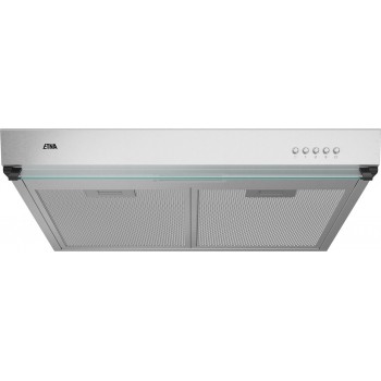 ETNA AO860RVS - Afzuigkap Onderbouwmodel - 60 cm - RVS - Energielabel A - 3 Snelheden - LED spot - Druktoetsen - Geschikt voor recirculaite en afvoer naar buiten