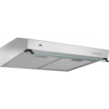 ETNA AO860RVS - Afzuigkap Onderbouwmodel - 60 cm - RVS - Energielabel A - 3 Snelheden - LED spot - Druktoetsen - Geschikt voor recirculaite en afvoer naar buiten