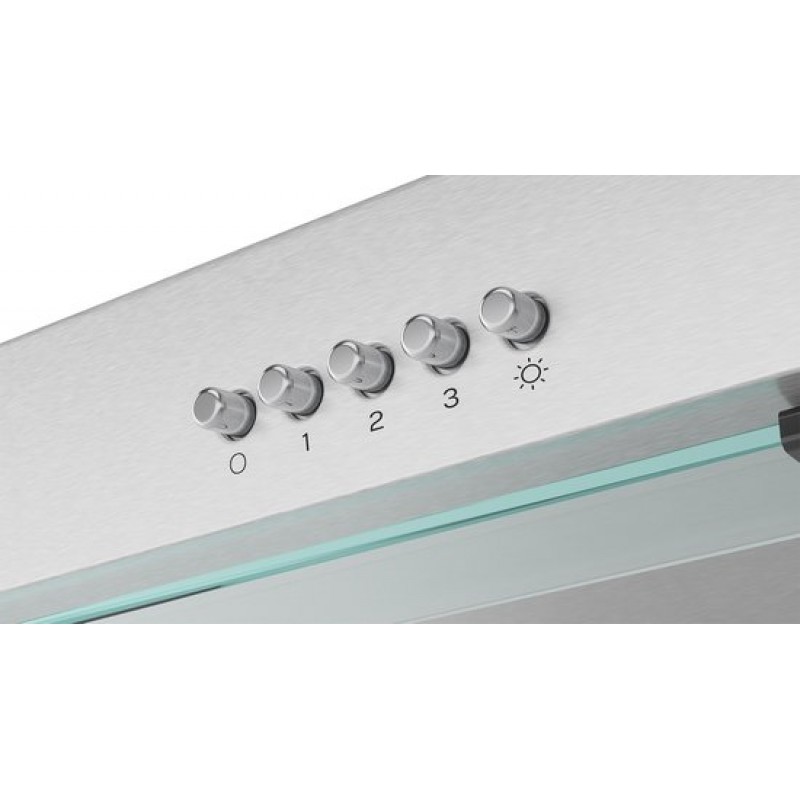ETNA AO860RVS - Afzuigkap Onderbouwmodel - 60 cm - RVS - Energielabel A - 3 Snelheden - LED spot - Druktoetsen - Geschikt voor recirculaite en afvoer naar buiten