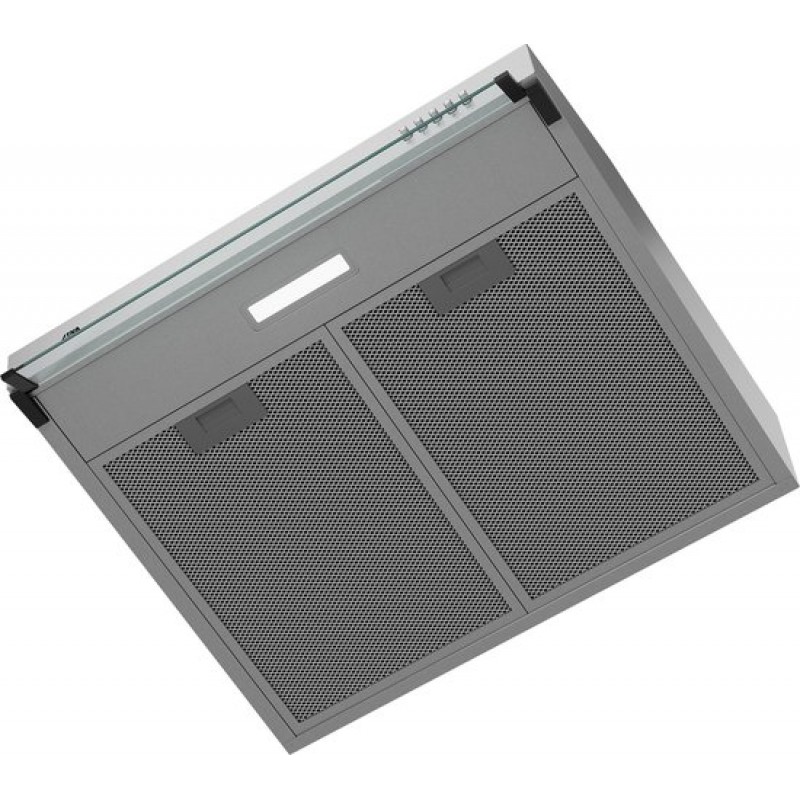 ETNA AO860RVS - Afzuigkap Onderbouwmodel - 60 cm - RVS - Energielabel A - 3 Snelheden - LED spot - Druktoetsen - Geschikt voor recirculaite en afvoer naar buiten