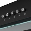 ETNA AO860ZT - Afzuigkap Onderbouwmodel - 60 cm - Zwart - Energielabel A - 3 Snelheden - LED spot - Druktoetsen - Geschikt voor recirculaite en afvoer naar buiten
