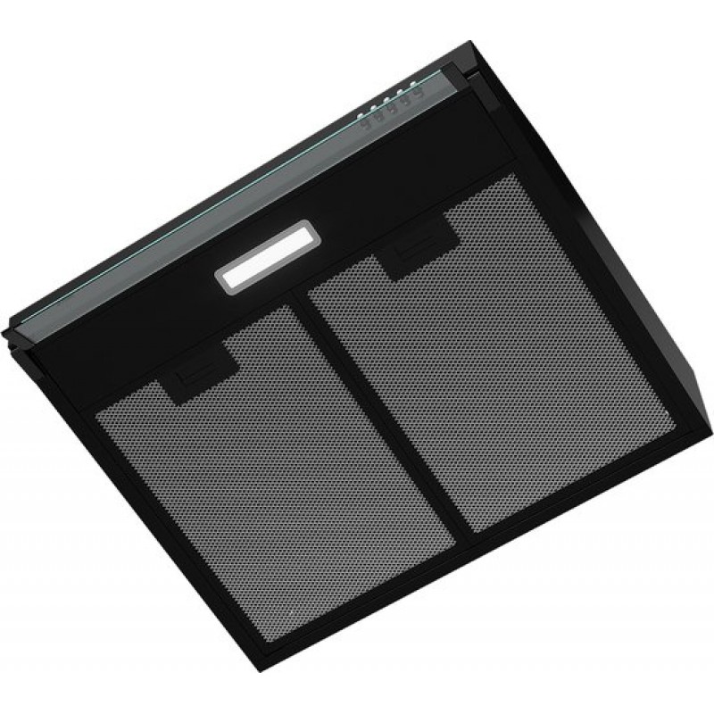 ETNA AO860ZT - Afzuigkap Onderbouwmodel - 60 cm - Zwart - Energielabel A - 3 Snelheden - LED spot - Druktoetsen - Geschikt voor recirculaite en afvoer naar buiten