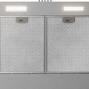 AP461RVS ETNA - Schouwkap - RVS - 60 cm - 3 Snelheden - Druktoetsen - LED spots - Energielabel A+ - Afvoer naar buiten of recirculatie