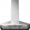 ETNA AP491RVS - Schouwkap - 90 cm - RVS - Energielabel A+ - Druktoetsen - 2 LED spots - Geschikt voor recirculatie of afvoer naar buiten