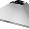 ETNA AP491RVS - Schouwkap - 90 cm - RVS - Energielabel A+ - Druktoetsen - 2 LED spots - Geschikt voor recirculatie of afvoer naar buiten