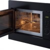 ETNA CM225ZT - Combi magnetron - 45cm - matzwart - draaideur - inhoud 25 liter - turbo hetelucht - timer - draaiplateau