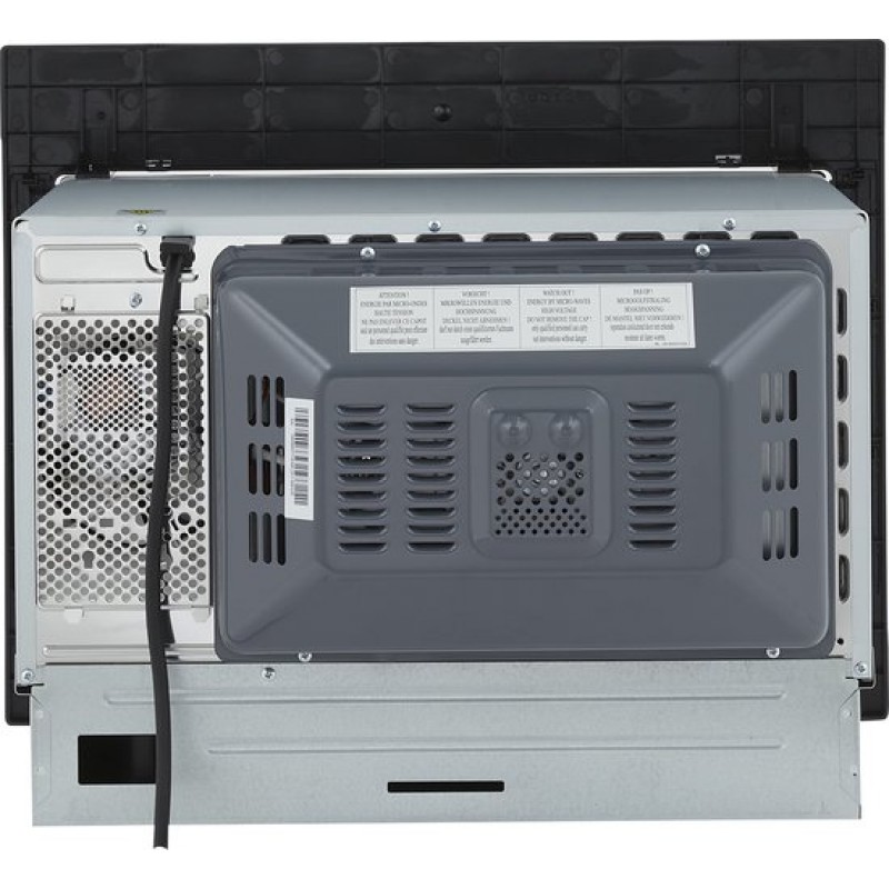 ETNA CM225ZT - Combi magnetron - 45cm - matzwart - draaideur - inhoud 25 liter - turbo hetelucht - timer - draaiplateau