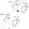 ETNA CM232ZT - Combimagnetron - 45cm - Matzwart - Draaideur magnetron - Inhoud 32 liter - Turbo-hetelucht - Digitale timer - Draaiplateau