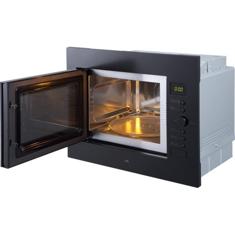 ETNA CM232ZT - Combimagnetron - 45cm - Matzwart - Draaideur magnetron - Inhoud 32 liter - Turbo-hetelucht - Digitale timer - Draaiplateau