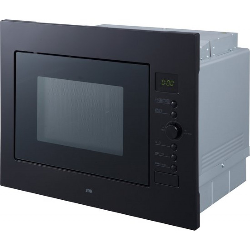 ETNA CM232ZT - Combimagnetron - 45cm - Matzwart - Draaideur magnetron - Inhoud 32 liter - Turbo-hetelucht - Digitale timer - Draaiplateau