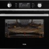 ETNA Zwart- Inbouw Combi-Magnetron - 44L - Magnetron, Oven en Grill - 20 Automatische Programma's - RVS - Kinderslot - 36 cm Draaiplateau