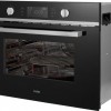 ETNA Zwart- Inbouw Combi-Magnetron - 44L - Magnetron, Oven en Grill - 20 Automatische Programma's - RVS - Kinderslot - 36 cm Draaiplateau