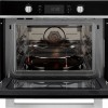 ETNA Zwart- Inbouw Combi-Magnetron - 44L - Magnetron, Oven en Grill - 20 Automatische Programma's - RVS - Kinderslot - 36 cm Draaiplateau