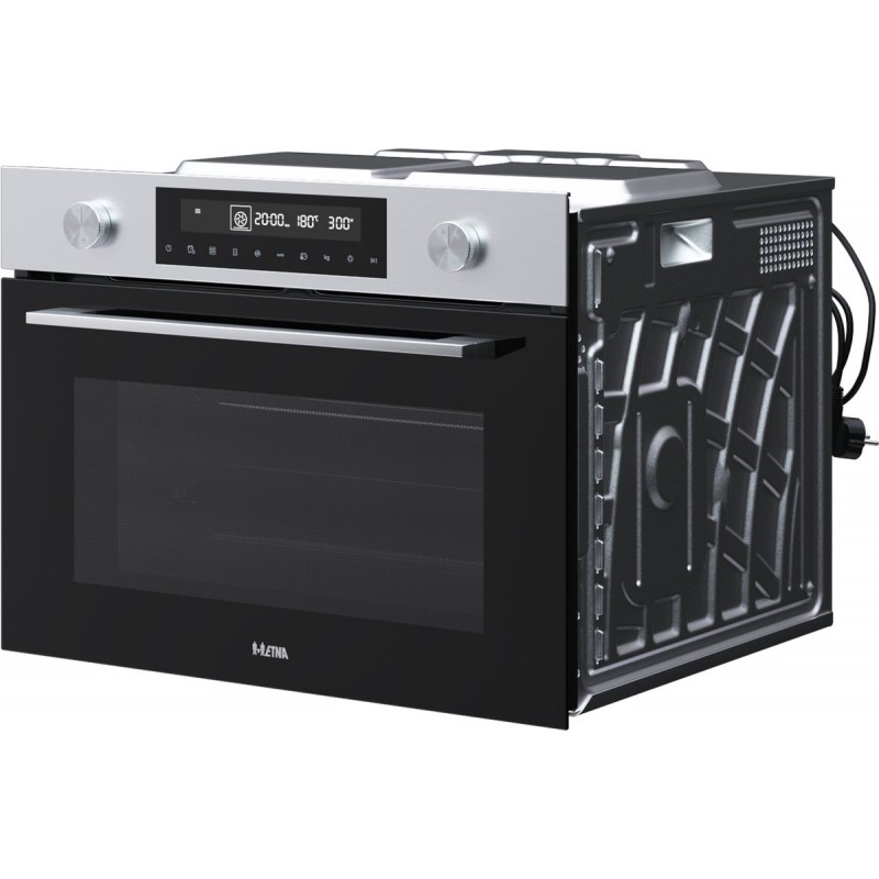 ETNA CM450RVS - Inbouw Combi-Oven - 50L - Turbo Hetelucht - RVS - 13 Automatische Programma's - LED Display - Kinderslot - 50 – 250°C