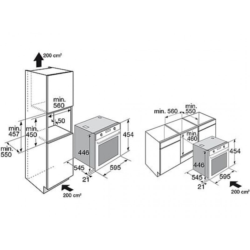 Refurbished - ETNA CM751ZT inbouw combimagnetron