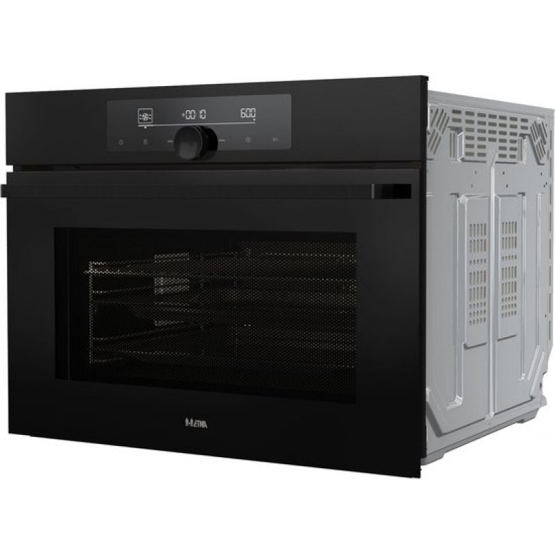 ETNA CM914MZ - Oven met magnetronfunctie - Turbo-hetelucht - XL Inhoud 50 l - Inverter 1000W - Matzwart - AirCrisp - Hydrolyse reiniging - 12 ovenfuncties