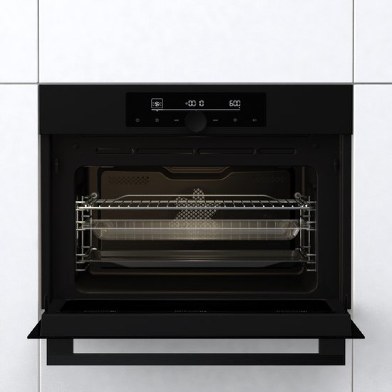 ETNA CM914MZ - Oven met magnetronfunctie - Turbo-hetelucht - XL Inhoud 50 l - Inverter 1000W - Matzwart - AirCrisp - Hydrolyse reiniging - 12 ovenfuncties
