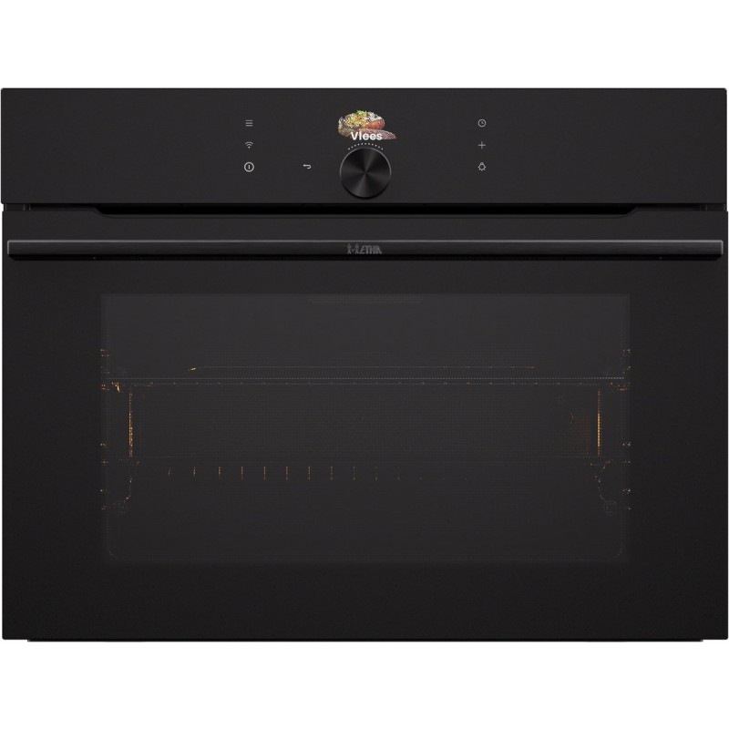 ETNA CM954ZG - Oven met magnetronfunctie - 45 cm - Zwart - 50 Liter - SoftClose - 27 ovenfuncties - Turbo hetelucht - Pizza Programma - Ovenverlichting - Kinderslot