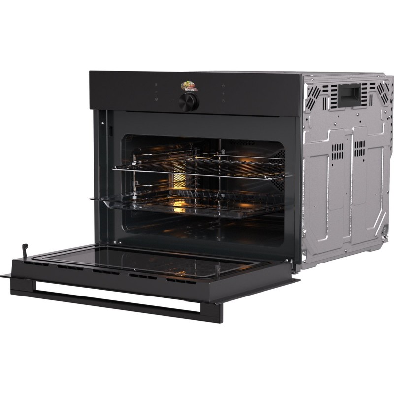 ETNA CM954ZG - Oven met magnetronfunctie - 45 cm - Zwart - 50 Liter - SoftClose - 27 ovenfuncties - Turbo hetelucht - Pizza Programma - Ovenverlichting - Kinderslot