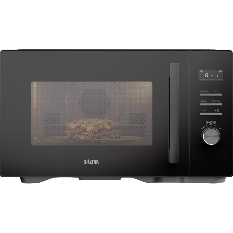 ETNA CMV829 Combi Magnetron - Vrijstaand - 29 liter - 1000 watt - Grill - Turbo hetelucht - 10 automatische programma’s - Zwart