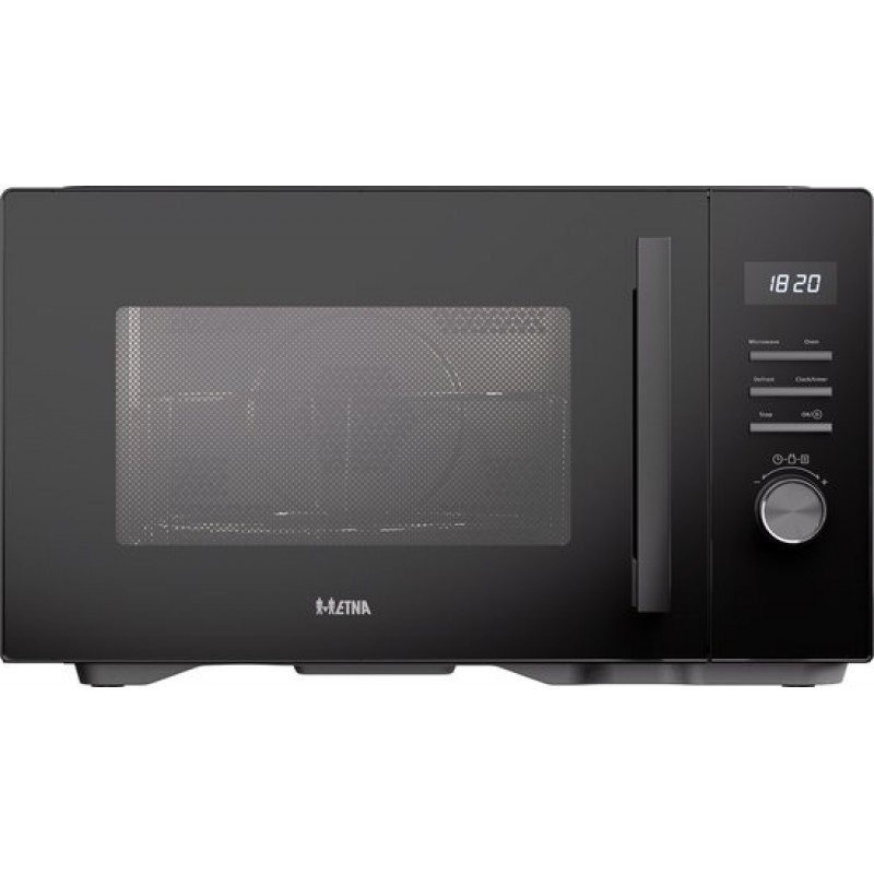 ETNA CMV829 Combi Magnetron - Vrijstaand - 29 liter - 1000 watt - Grill - Turbo hetelucht - 10 automatische programma’s - Zwart