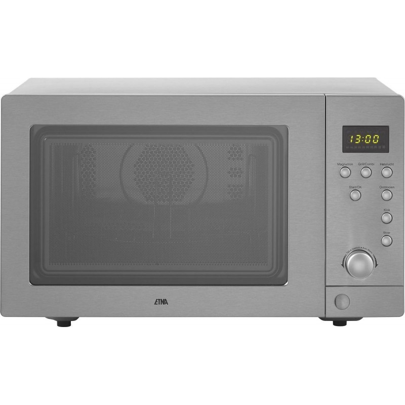 ETNA ECM243RVS - Combi-magnetron - Vrijstaand - 900 watt - 25 liter - RVS