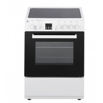 ETNA FKV761WIT - Fornuis - Keramisch - 3-fasen (Perilex) - breedte 60 cm