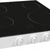 Etna KCV154WIT - Vrijstaande Keramische Kookplaat - 54 cm - WIT