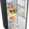 ETNA KCV282NZWA - Vrijstaande Koel-vriescombinatie - Zwart - 256 Liter - Energielabel C - 36 dB(A) - MultiFlow 360° - SuperCool - FastFreeze - Extratray - No-Frosty