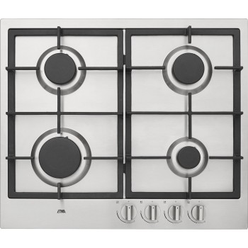 ETNA KG859RVSA - Gaskookplaat - RVS