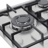 ETNA KG875RVSA - Gaskookplaat - 5 pits met wokbrander - 75 cm - RVS