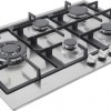 ETNA KG875RVSA - Gaskookplaat - 5 pits met wokbrander - 75 cm - RVS