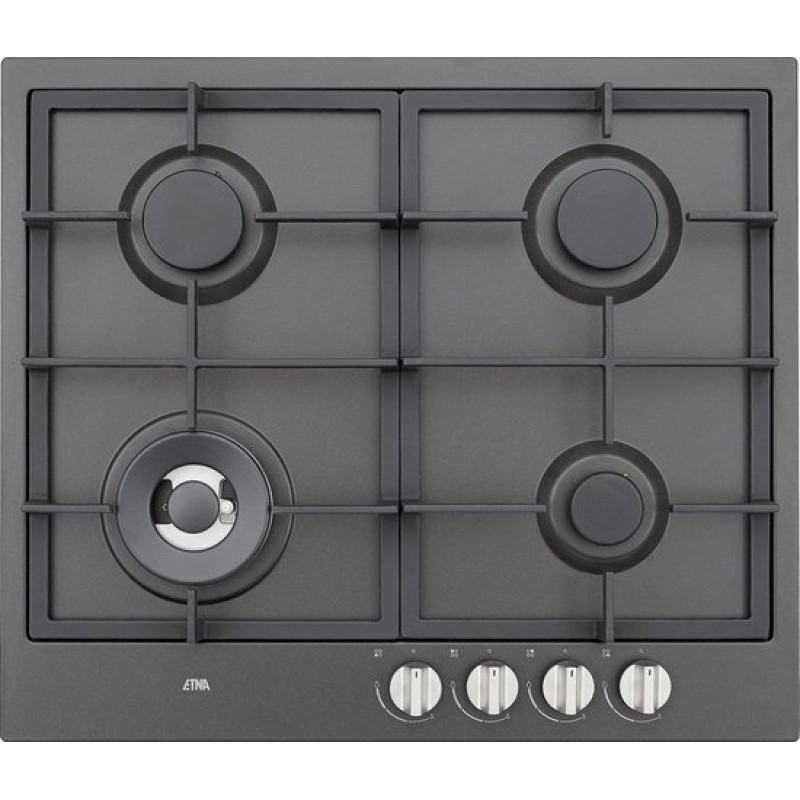 ETNA KG959ZTA - Gaskookplaat - met Wokbrander - Mat Zwart