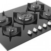 ETNA KGG673ZTA - Inbouw gaskookplaat - Zwart glas