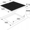 ETNA KI1160ZT - Inbouw inductiekookplaat - 2-fasen - 60 cm breed - 4 kookzones