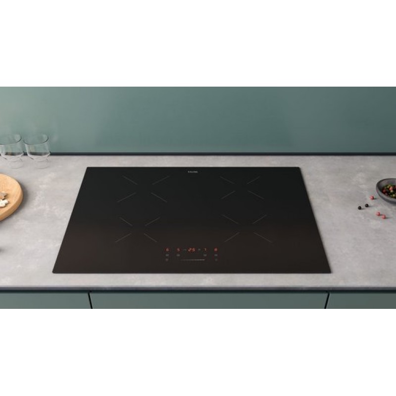 ETNA KI170ZT - Inductiekookplaat (70 cm) - 4 Kookzones - Boostfunctie - Centrale slider - Kinderslot - 10 kookstanden