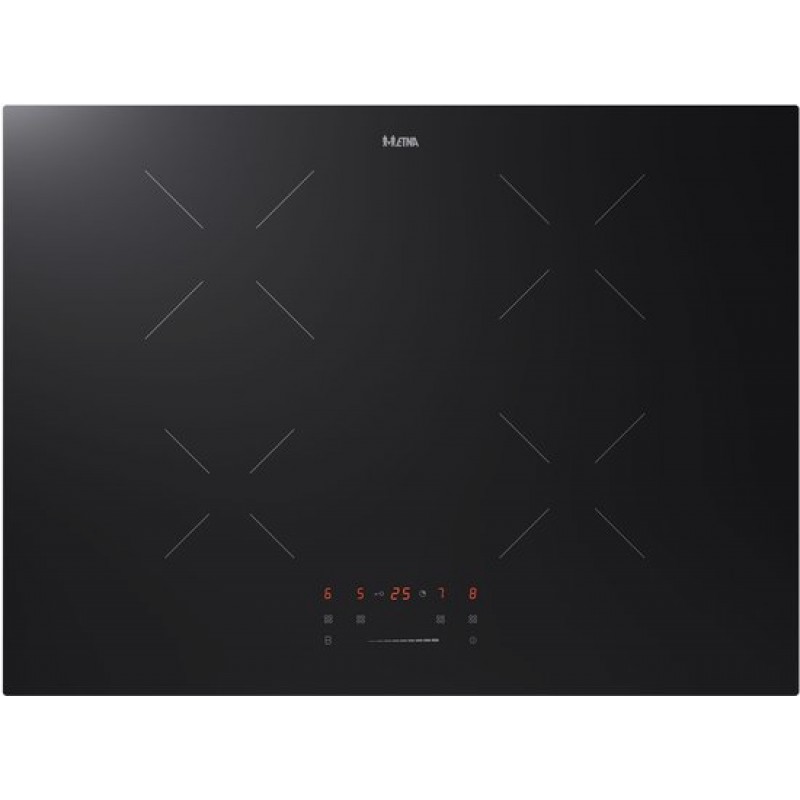 ETNA KI170ZT - Inductiekookplaat (70 cm) - 4 Kookzones - Boostfunctie - Centrale slider - Kinderslot - 10 kookstanden