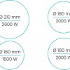 ETNA KI170ZT - Inductiekookplaat (70 cm) - 4 Kookzones - Boostfunctie - Centrale slider - Kinderslot - 10 kookstanden