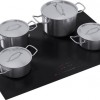 ETNA KI377ZT - Inductiekookplaat (77 cm) - 4 kookzones - Sliderbediening - Keramisch glas - Kinderslot - Panherkenning - 4 Timers