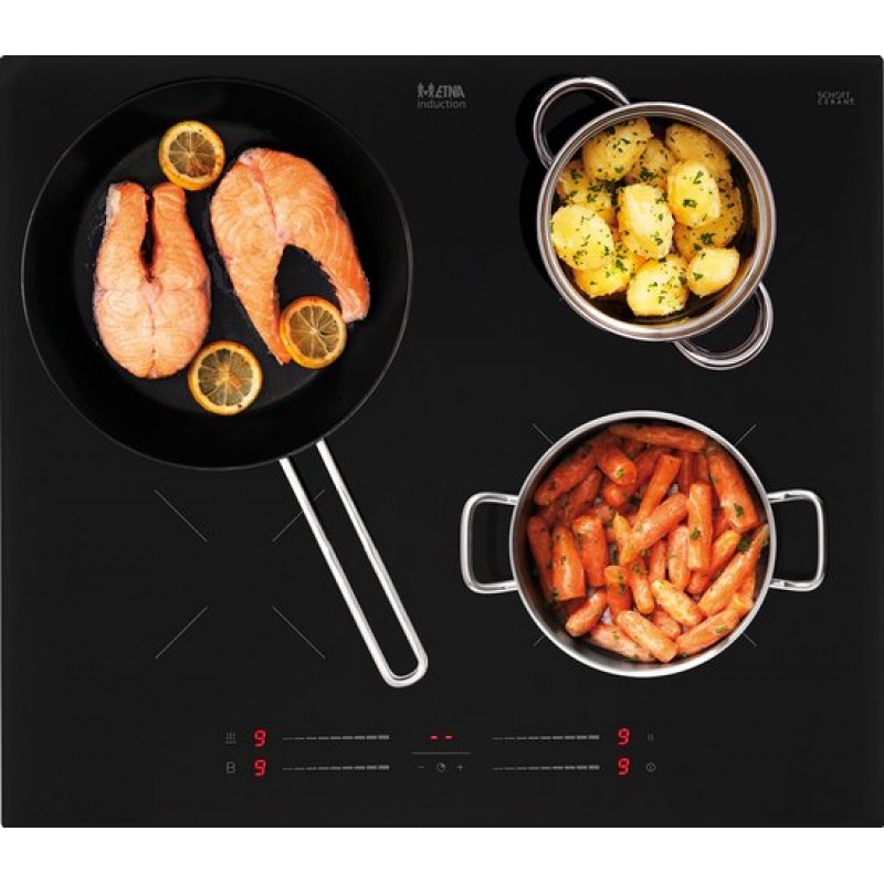 ETNA KI560ZT - Inbouw inductiekookplaat - 2-fasen - 60 cm breed - 4 kookzones
