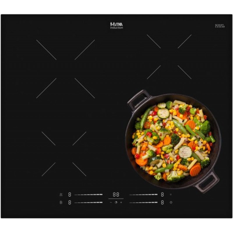 ETNA KI560ZT - Inbouw inductiekookplaat - 2-fasen - 60 cm breed - 4 kookzones