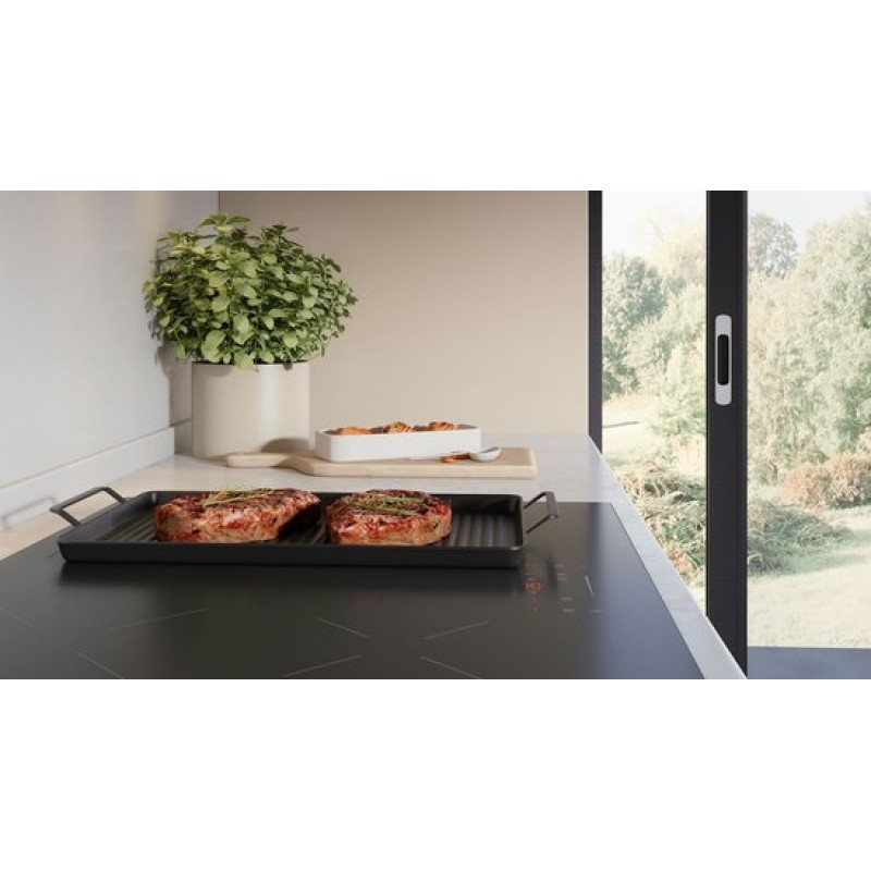 ETNA KIF370ZT - Inductiekookplaat (70 cm) - Koppelbare flexzones - 4 kookzones - Boostfunctie - Centrale slider - Panherkenning - Centrale aan/uit bediening