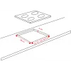 ETNA KIF6472ZT - Performance Inductiekookplaat met koppelbare flexzones - Zwart - 70 cm breed - 1 of 2-fasen - sliderbediening - boostfunctie en timer per zone - pandetectie- en panverplaatsfunctie - ConnectLife