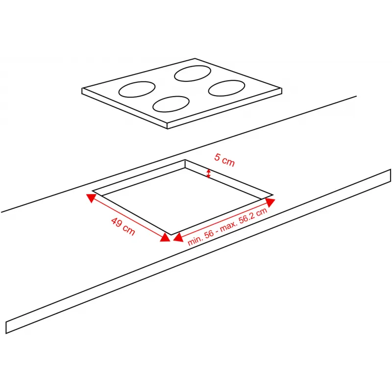 ETNA KIF6472ZT - Performance Inductiekookplaat met koppelbare flexzones - Zwart - 70 cm breed - 1 of 2-fasen - sliderbediening - boostfunctie en timer per zone - pandetectie- en panverplaatsfunctie - ConnectLife