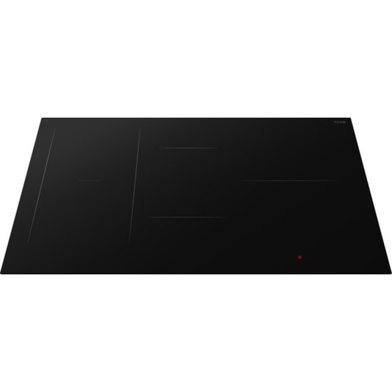 ETNA KIF880ZT - Inbouw inductiekookplaat - Zwart - 80 cm - 1/2/3 fase - 5 zones - 2 octavormige kookzones voor extra groot kookoppervlak - 5 timers