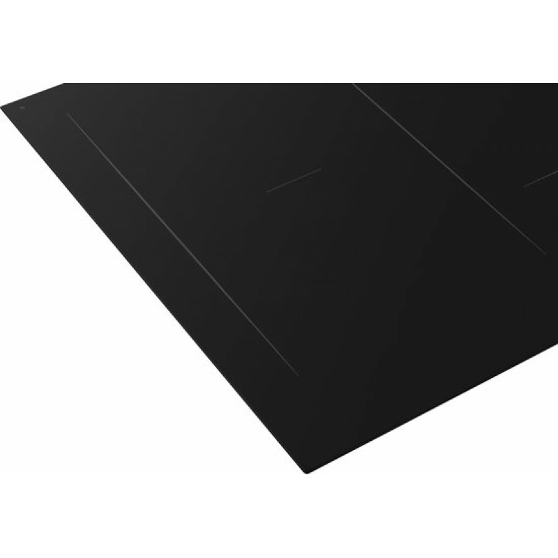 ETNA KIF880ZT - Inbouw inductiekookplaat - Zwart - 80 cm - 1/2/3 fase - 5 zones - 2 octavormige kookzones voor extra groot kookoppervlak - 5 timers