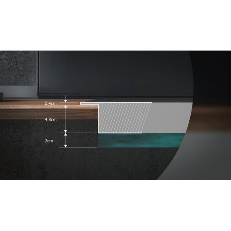 ETNA KIF880ZT - Inbouw inductiekookplaat - Zwart - 80 cm - 1/2/3 fase - 5 zones - 2 octavormige kookzones voor extra groot kookoppervlak - 5 timers