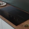 ETNA KIF880ZT - Inbouw inductiekookplaat - Zwart - 80 cm - 1/2/3 fase - 5 zones - 2 octavormige kookzones voor extra groot kookoppervlak - 5 timers