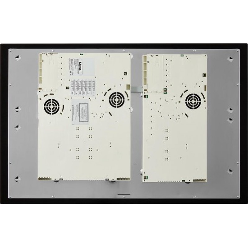 ETNA KIF880ZT - Inbouw inductiekookplaat - Zwart - 80 cm - 1/2/3 fase - 5 zones - 2 octavormige kookzones voor extra groot kookoppervlak - 5 timers