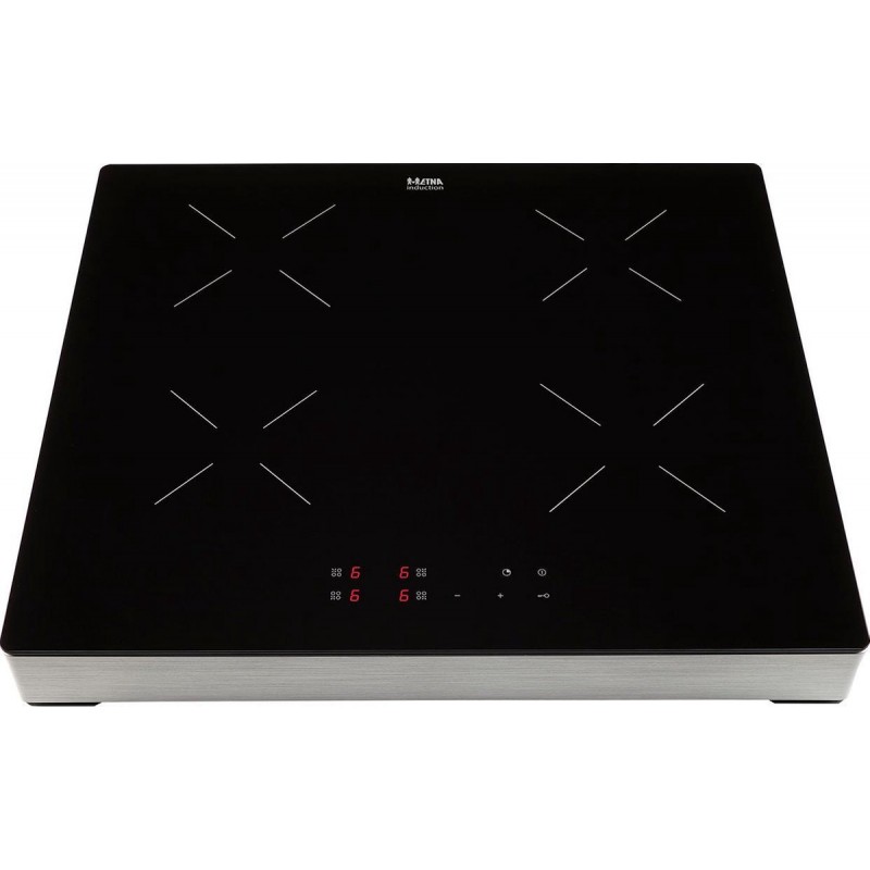 ETNA KIV164RVS - Vrijstaande inductie kookplaat - 4-pits - Plug & Cook